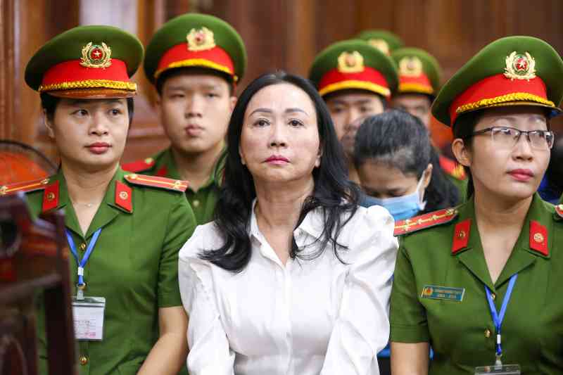 Truong My Lan fue condenada a muerte después de ser declarada culpable de un fraude bancario gigantesco